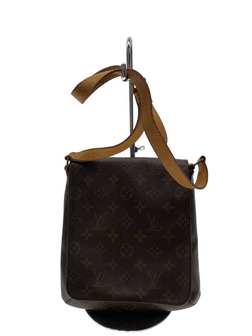 LOUIS VUITTON Musette Salsa Monogram Canvas Short Shoulder Bag Brown